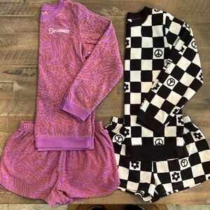 (2) Carters Size 8 Long Sleeve Pajama Sets